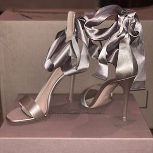 beautiful laced up heels